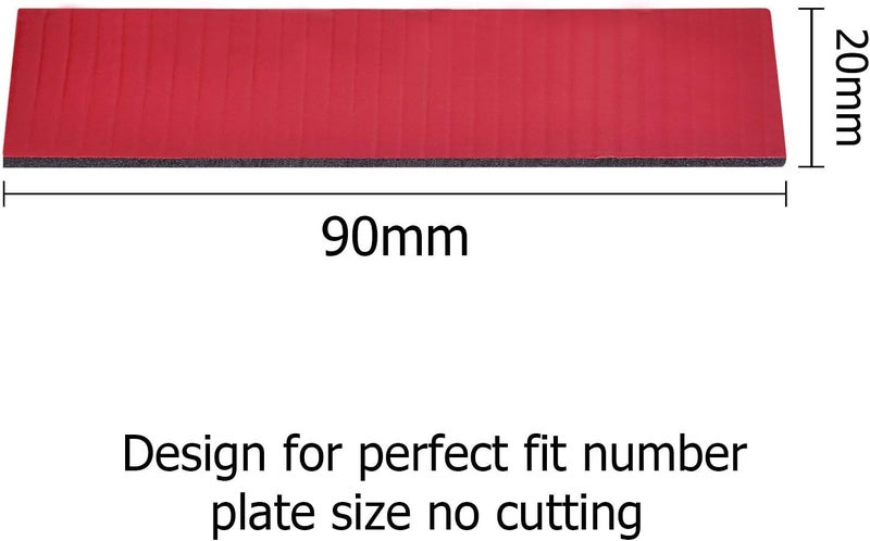 Pangda 60 Pack Double Sided Sticky Foam Pads for Number Plates Car License Plates Fixing(60 Pieces) Ready varied options - Image 3