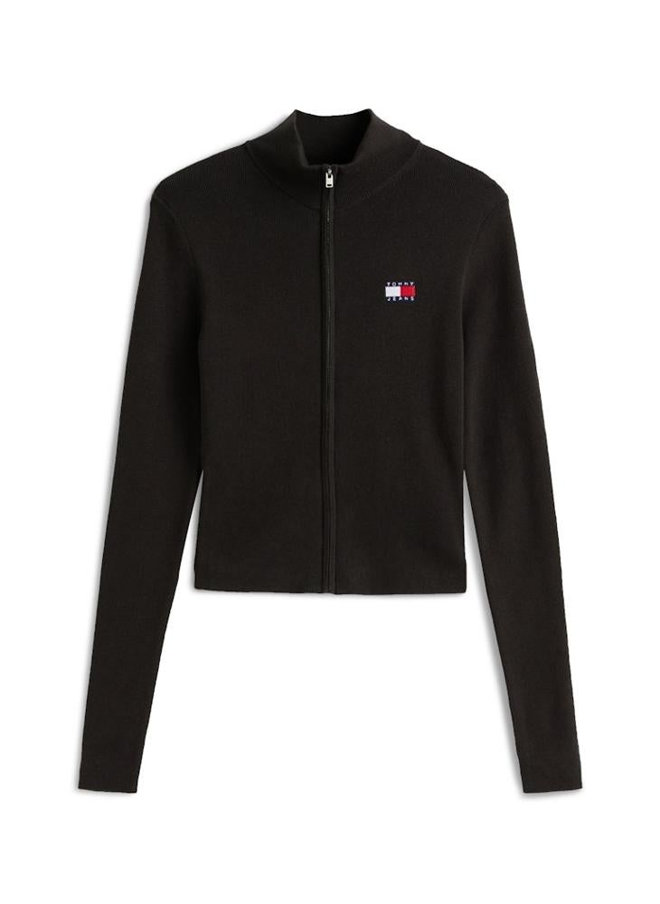 TOMMY JEANS Logo High Neck Jacket - Image 4