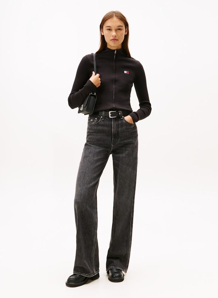 TOMMY JEANS Logo High Neck Jacket - Image 3