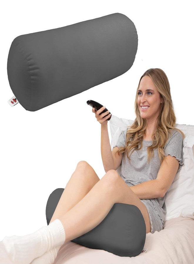 Core Products Jackson Roll Orthopedic Bolster Pillow - Neck, Back, Leg, Knee & Arm Support - Cervical & Lumbar Roll for Pain Relief, Spinal Alignment & Travel Comfort for Bed or Chair- Gray - Image 3