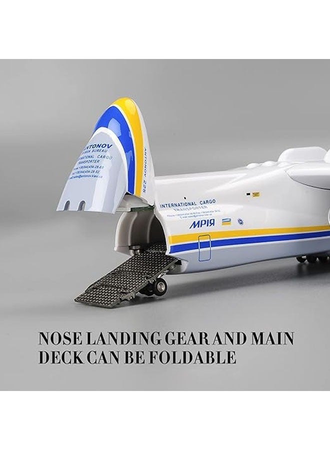 عام 42cm Alloy Airplane Tabletop Display Model Antonov An225 Transport Airplane Model Decorations Toys Furniture Decorations Collection Gifts - Image 4