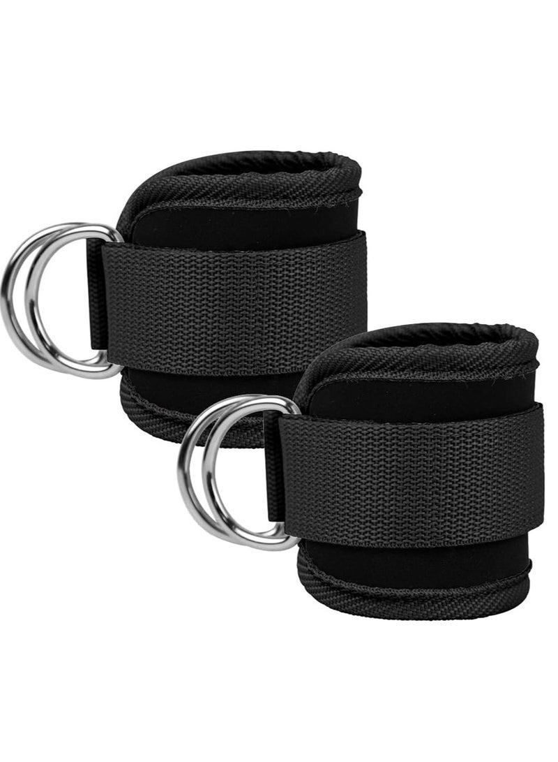 Ankle Straps，Ankle Strap for Cable Machine，Ankle Bands for Working Out，Adjustable sports ankle strap for muscle stretching, leg muscle weight training，Straps Gym, Ankle Cable Attachments for Gym - Image 4
