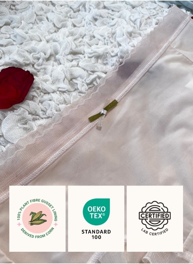 Intimate Queen Layela Corn Bae – Barely-There Wellness Hiphuggers | Breathable, Sweat-Safe & Gentle on Sensitive Days  - Image 4