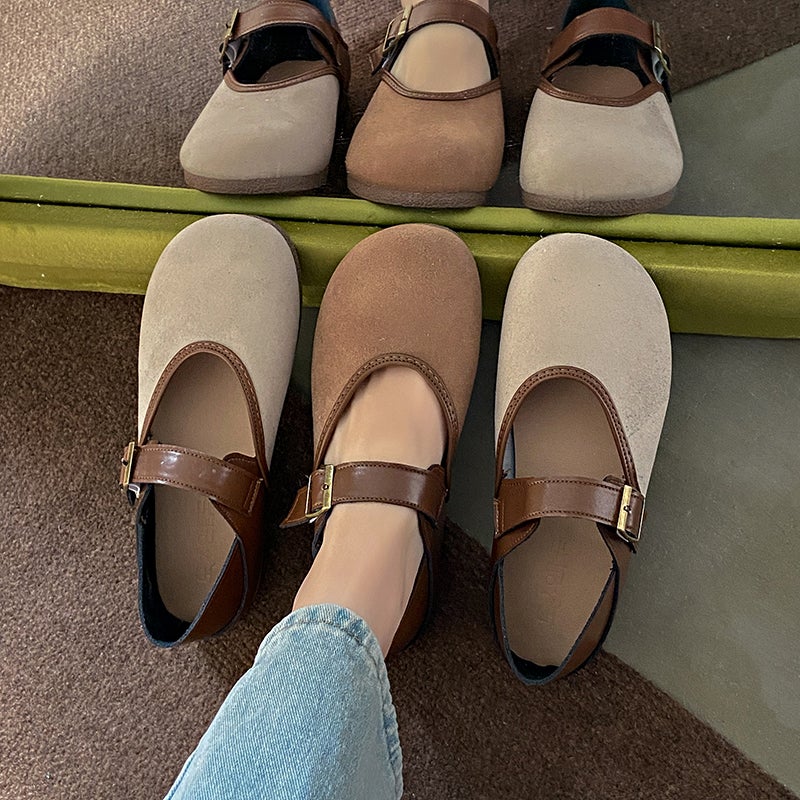 Women'S Shoes Autumn With Skirt Flat Shoes Slip-On Soft Bottom Not Tired Foot Birkenneth Shoes For Pregnant Women - Image 5