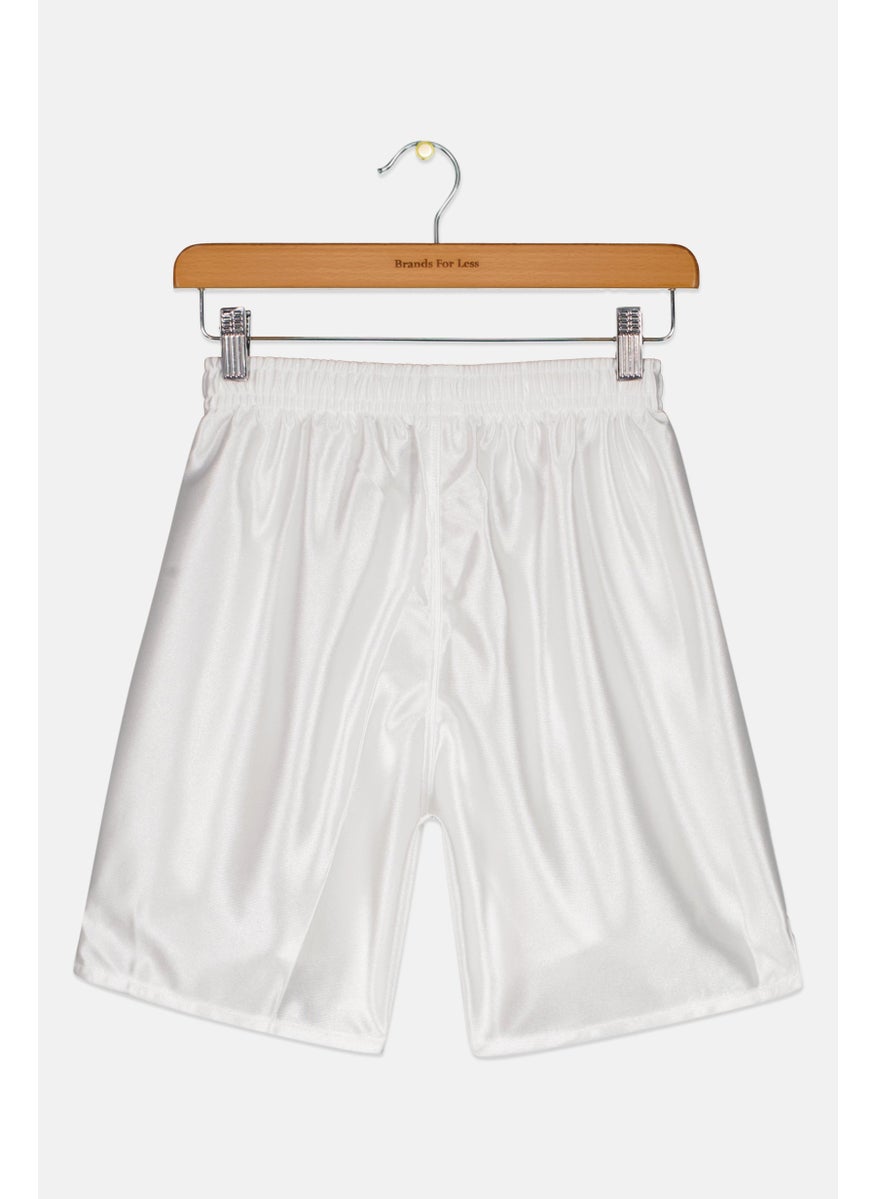 PUMA Kids Girl Sportswear Fit Training Shorts, White  - Image 2