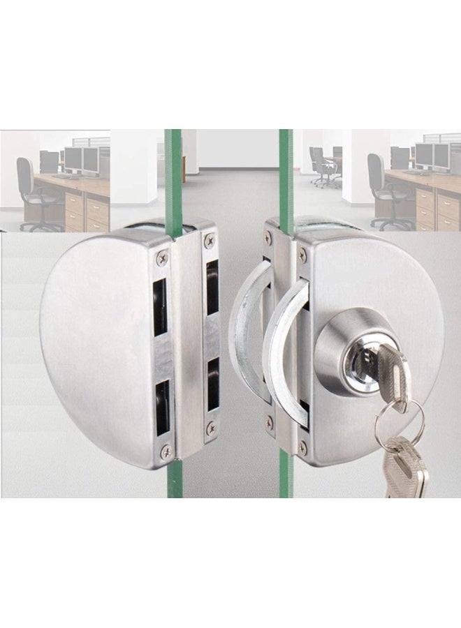 ROBUSTLINE Double Glass Door Lock Stainless Steel Both Sides Open Frameless Door Hasps For 10 12Mm Thickness Glass Home Office Hotel Furniture Hardware - Image 1
