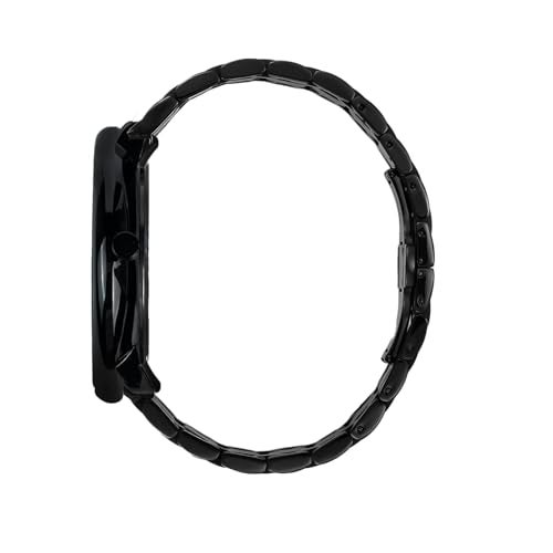 FIZILI Mens Watches Ultra-Thin Minimalist Waterproof-Fashion Wrist Watch for Men Unisex Dress with Stainless Steel Band-Black Hands - Image 3