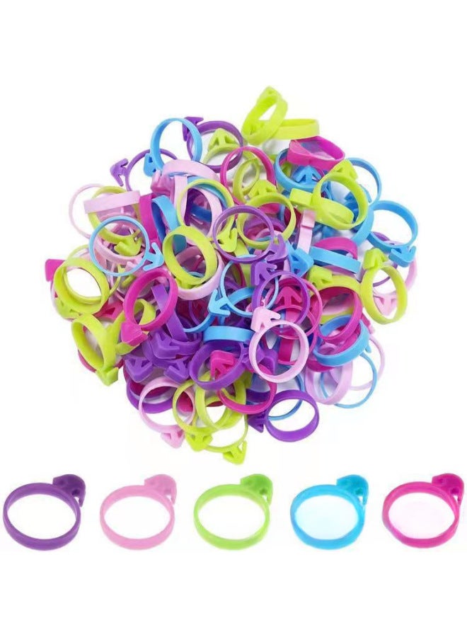 Loquat Manufacturers Now Supply Decorating Bag Fixing Ring Decorating Bag Silicone Tie Sealing Ring Fixing Ring Binding Ring-Specifications:Green Silicone Tie - Image 1