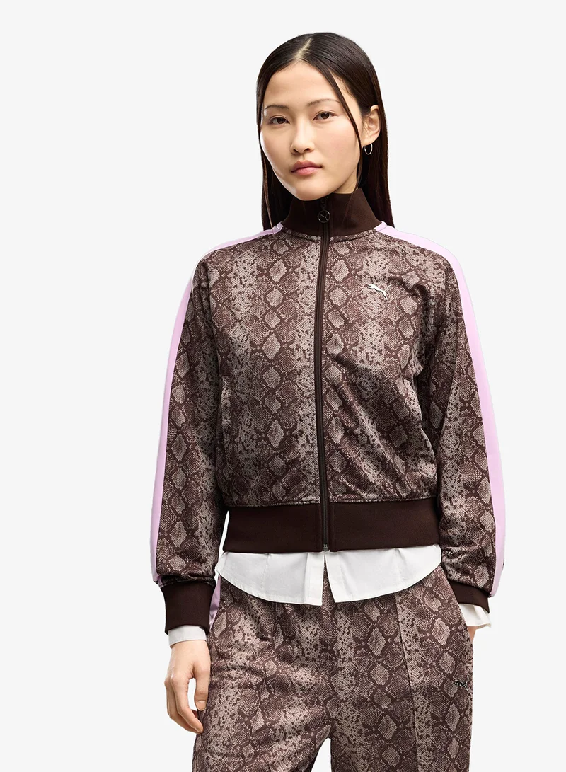 Puma T7 Snake Aop Shorts Track Jacket