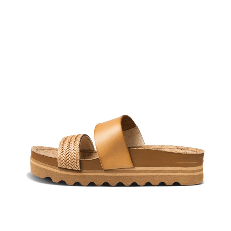 Reef Cushion Vista Hi Sandals - Women's, Natural Braid 7 M - Image 1
