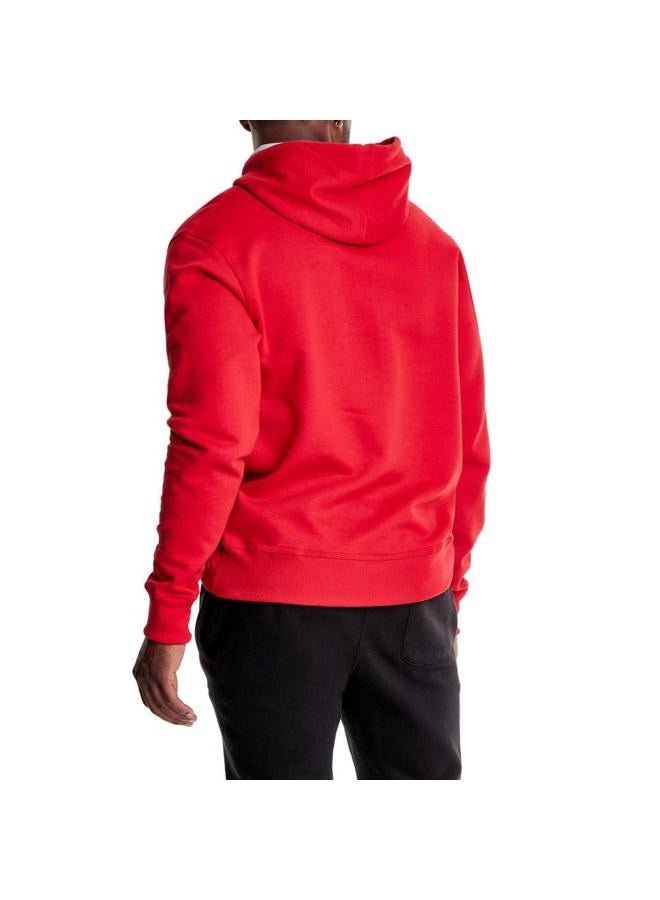 Champion , Powerblend, Fleece Hoodie, Comfortable Men's Sweatshirt, Logo (Reg Tall), Team Red Scarlet Script, 3X-Large Big - Image 2