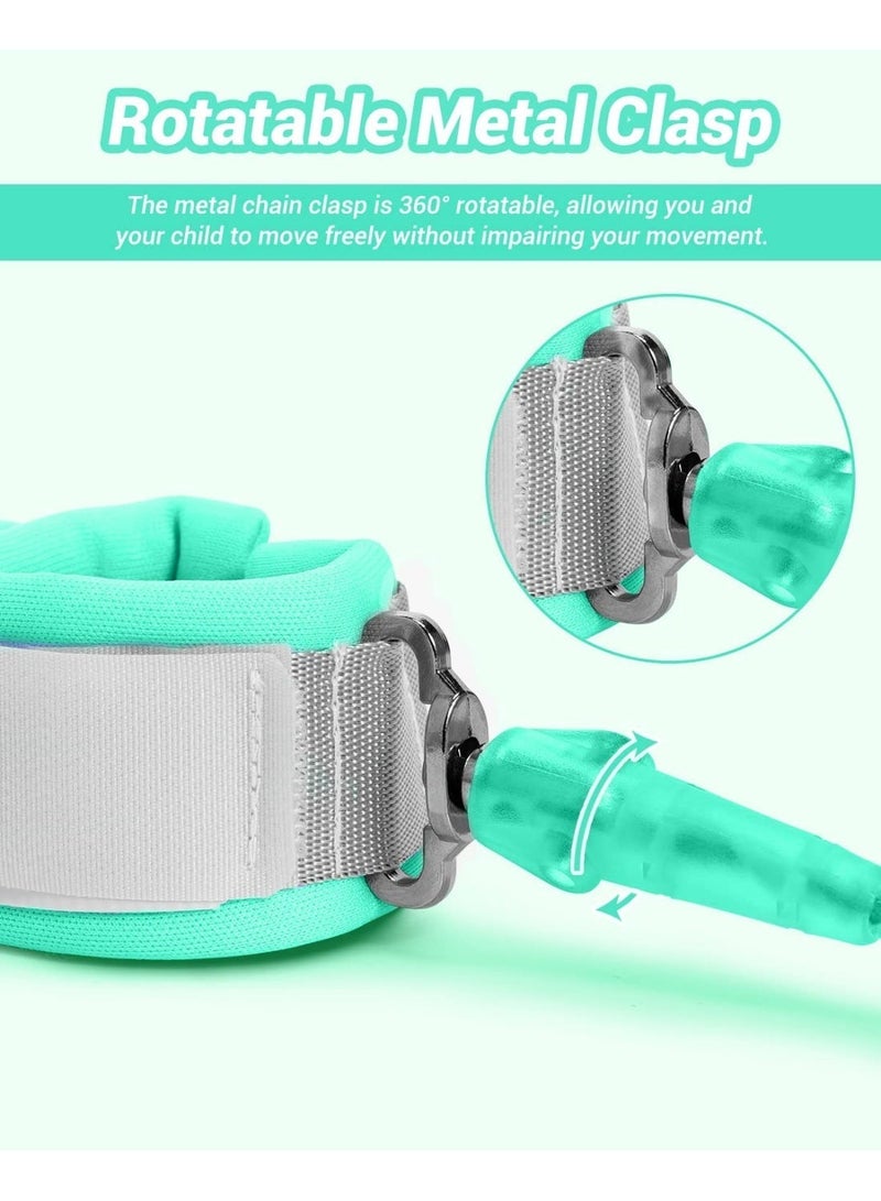 1.5m Toddler Leash，Toddler Safety Leash with Induction Lock, Reflective Child Walking Harness - Kids Leash for Supermarket Mall Airport Park Zoo Crowded Places - Image 4