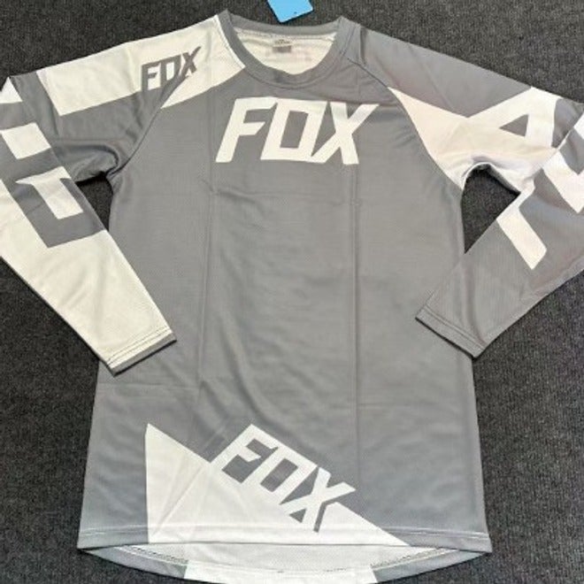 Qi Ta Summer Long Sleeve Mountain Bike Jersey - Breathable Quick-Dry Off-Road Racing Shirt for Men and Women - Image 3