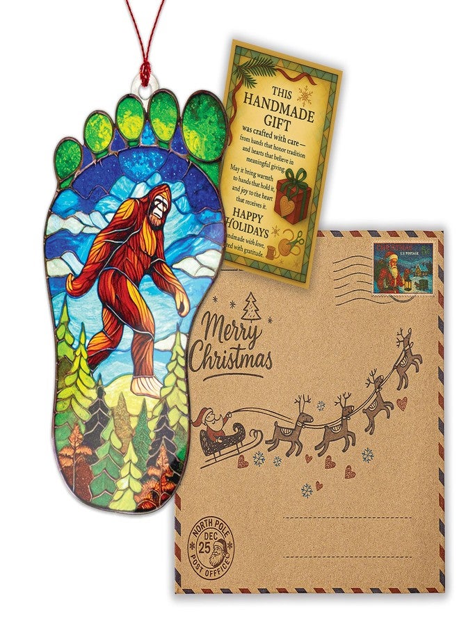 MAILAMCRAFT Big Foot Ornaments for Christmas Tree Decor, Funny Sasquatch Ornament for Camping Lovers, Bigfoot Christmas Ornament Gifts for Men Women, Cool Bigfoot Gifts for Friends, Family and Collectors - Image 5