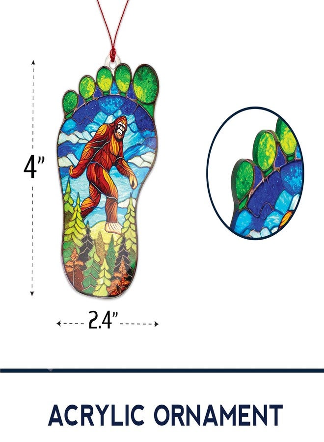MAILAMCRAFT Big Foot Ornaments for Christmas Tree Decor, Funny Sasquatch Ornament for Camping Lovers, Bigfoot Christmas Ornament Gifts for Men Women, Cool Bigfoot Gifts for Friends, Family and Collectors - Image 3