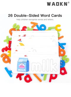 WAOKN Children's Enlightenment English Word Spelling Game, Word Spelling Toys , Puzzle Classic Parent-Child Game, Kids Spelling Letter Words Family Games  - Image 4