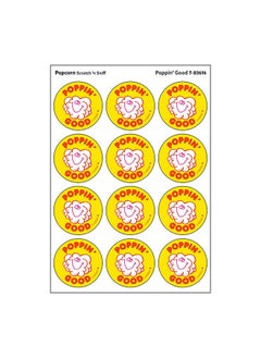 Trend Enterprises Poppin' Good/Popcorn Scent Retro Stinky Stickers by Trend; 24 Seals/Pack - Authentic 1980s Designs!  - Image 1