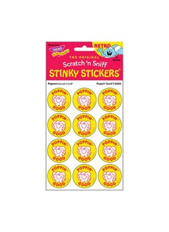 Trend Enterprises Poppin' Good/Popcorn Scent Retro Stinky Stickers by Trend; 24 Seals/Pack - Authentic 1980s Designs!  - Image 3