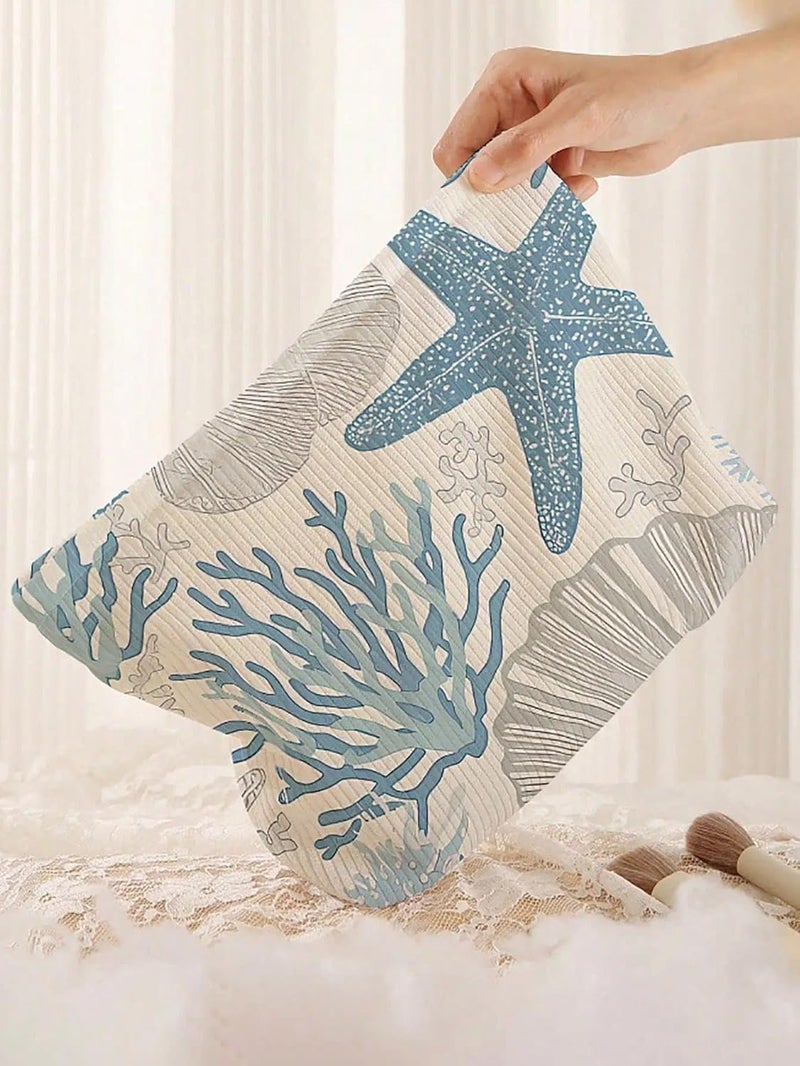 Stylish Cosmetic Bag for Women - Travel Makeup Organizer with Zipper - Image 2