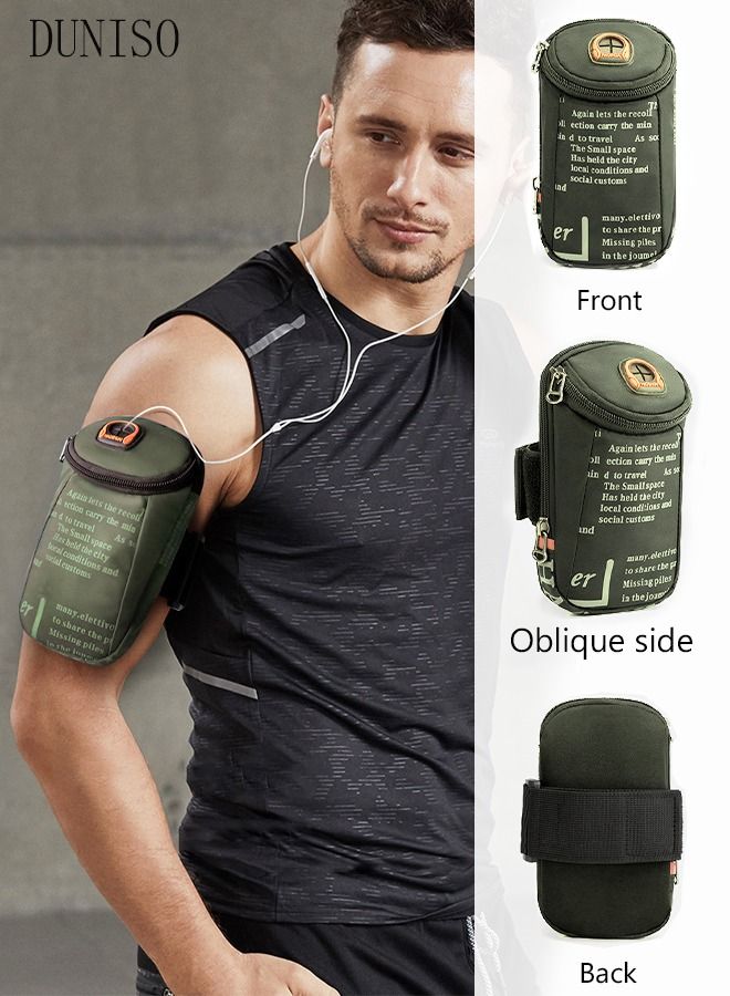 DUNISO Sport Arm Bag Bag Running Bag Multifunctional Phone Bag With Charging Port Durable Waterproof Riding Bag Cellphone Armbands Wrist Bag For Running Hiking Outdoor Sports - Image 1