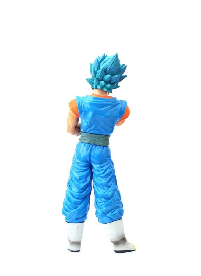 HALAMODO Dragon Ball Super Saiyan Vegito Blue-haired Goku Figure Model Doll Ornament  - Image 3