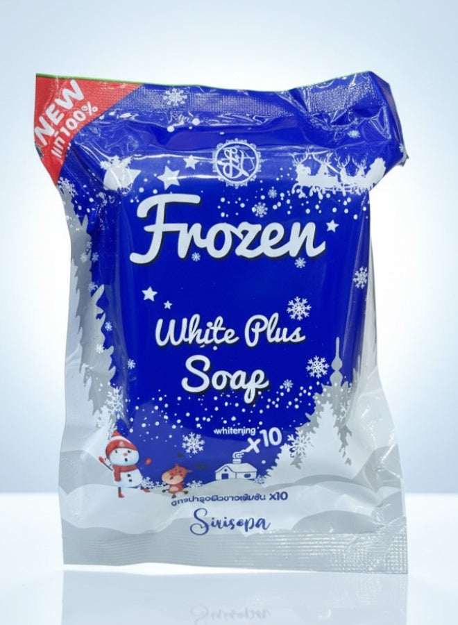 ديزني فروزن صابونة فروزن وايت بلس 80 جم لتفتيح البشرة وترطيبها وتوحيد لونها للعناية بالوجه والجسم لبشرة ناعمة ومشرقة