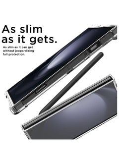 Magnetic Samsung Galaxy Z Fold 6 Magnetic Clear Case Cover, Compatible with Magsafe Card Wallet and Wireless Charger, Transparent Shockproof and Drop-Proof Anti-Yellowing Case (Samsung Galaxy Z Fold 6)  - Image 4
