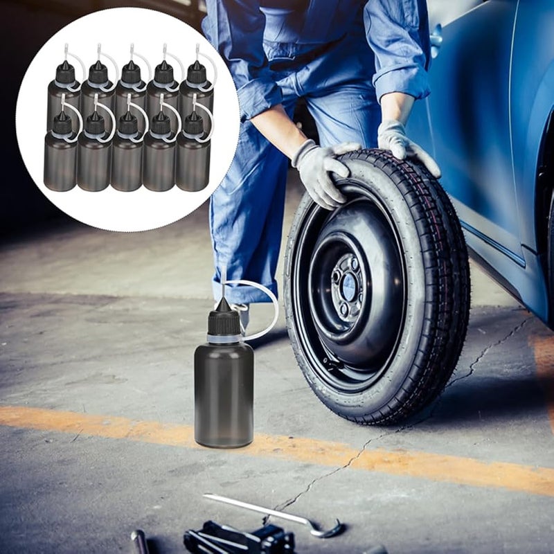 20Pcs Precision Glue Applicator Bottles with Needle Tips for Crafts Oil Paint and Ink - Image 3