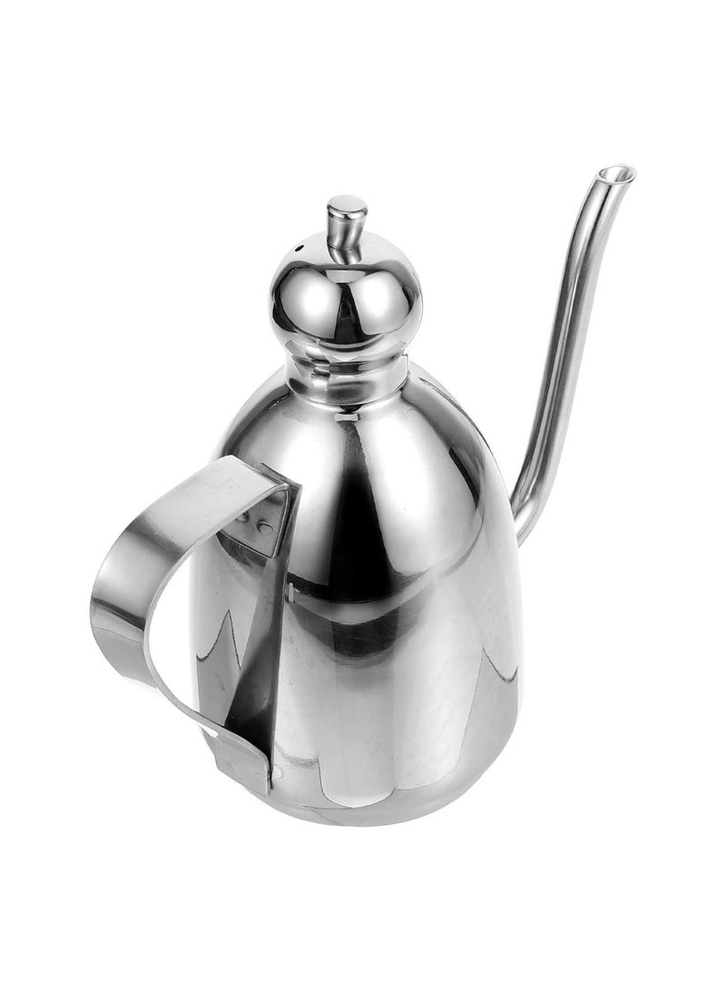 مانجي 350ml/500ml/1000ml Stainless Steel Oil Bottle Sprayer Dispensers Leak-Proof Oiler Spice Jars Cruet Olive Spray Lecythus Kitchen Supplies - Image 4