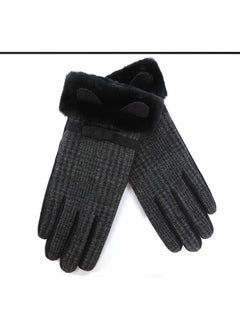 Women's Warm Plush Windproof And Cold Proof Lovely Gloves