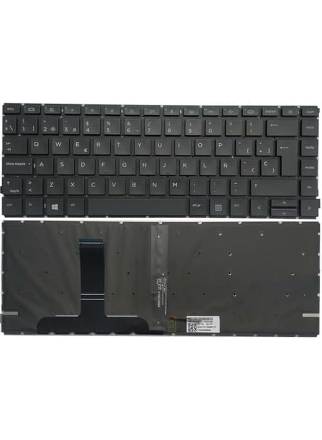 Spanish Latin Layout Backlit Laptop Keyboard For HP ProBook 445 440 G8 G9 645 640 G8 G9 sp keyboard - Image 1