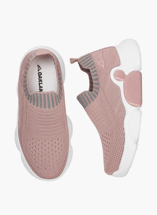 Textured Slip-On Sports Shoes