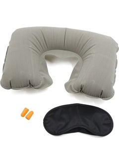 Buffer Triple Travel Set Inflatable Pillow Eye Patch Ear Plug  - Image 2