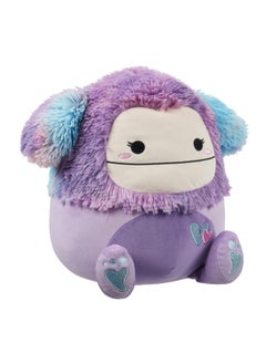 Squishmallows دبدوب صغير مزين 3.5 بوصة بمشبك إيدن بنفسجي مع قلوب، لعبة محشوة مرخصة رسمياً من كيليتو، لعبة ناعمة ملونة، هدية للأطفال، للبنات والأولاد، لعبة قابلة للغسل ومطاطية متعددة الألوان لجميع الأعمار  - Image 2