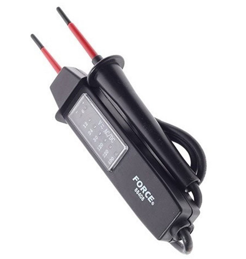 FORCE 88408 Universal Voltage Tester 6-400V AC DC LED Electrical Circuit Tester