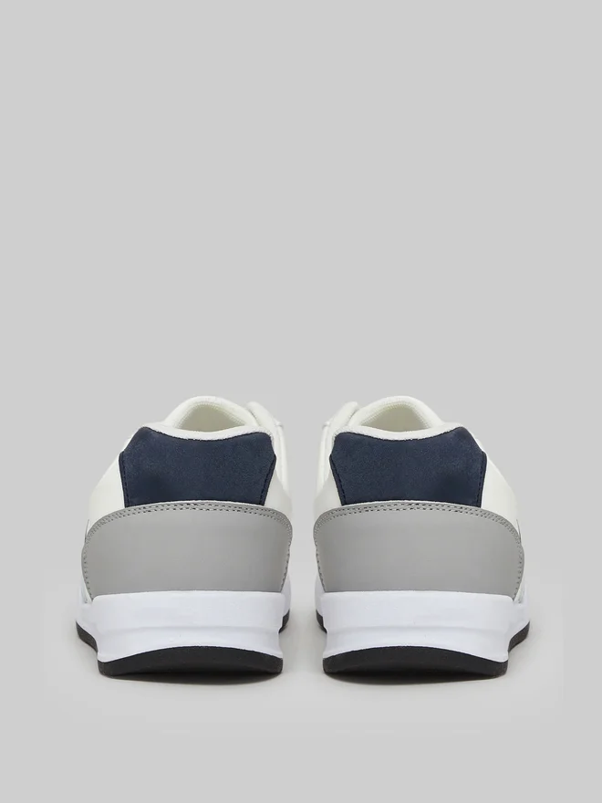 Styli Off White Men Off White Contrast Detail Sneakers for Men | Best Price UAE