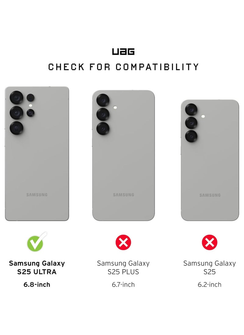Urban Armor Gear - UAG Monarch for Samsung Galaxy S25 ULTRA Case Cover [25 Feet Drop tested]  - Carbon Fiber - Image 1