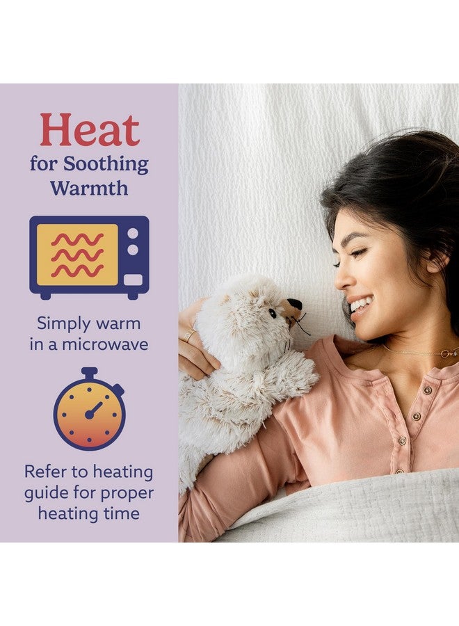 Warmies Microwavable & Weighted Stuffed Animals, Seal - Heated Stuffed Animal Plushie for Warmth & Comfort - Cute Soft Plush Toys for Adults & Children (Boys, Girls, Babies & Toddlers) - Image 4
