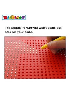 Magblock Magnetic Stylus Drawing Board With Magnet Pen Educational Read Write Learn Preschool Gift For Boys And Girls (8.58In X6.89In)  - Image 3