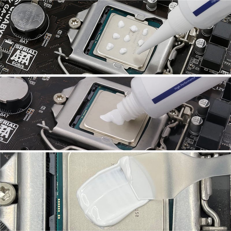 GENNEL G104 100Grams Tube White Thermal Grease Paste, Thermal Compound Heatsink Paste for PC CPU Coolers GPU LED PS4 Chipset Cooling - Image 3