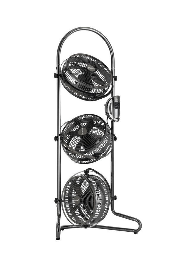 Crownline Pedestal Fan With Remote Control 90 W TF-218BL Black - Image 4