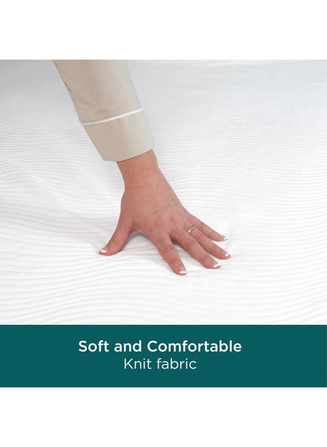Aller-Ease Clean Boost Plush Knit Mattress Protector, Full - Image 5