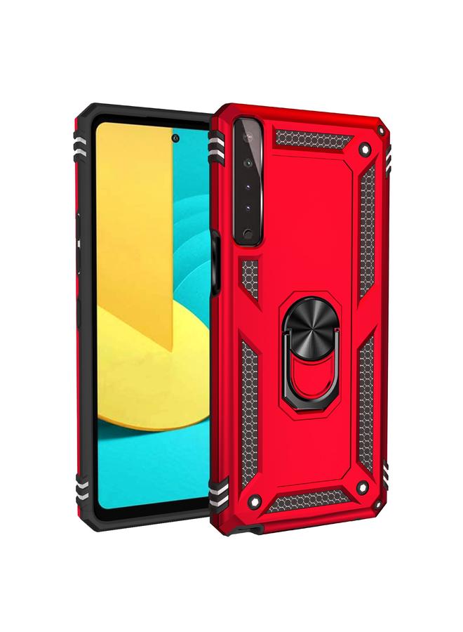 اس-توب جراب لهاتف LG Stylo 7 4G، جراب واقٍ مقاوم للصدمات مصنوع من مادة TPU + PC مع حامل دوار 360 درجة - Image 2