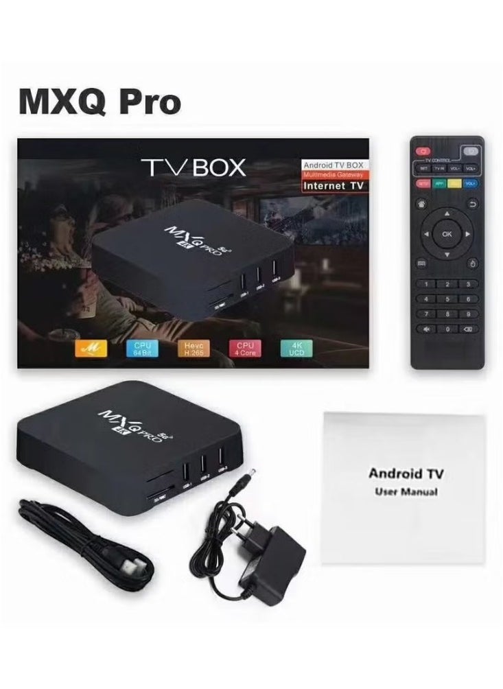 مشغل الوسائط MXQ Pro 4K 5G Ultra HD 64Bit Wifi Android 10.0 رباعي النواة الذكي - pzsku/Z35960A00C16AC4AA888EZ/45/_/1731946839/9b1dbc1a-fbff-4e8a-aaca-7e69402f4af5