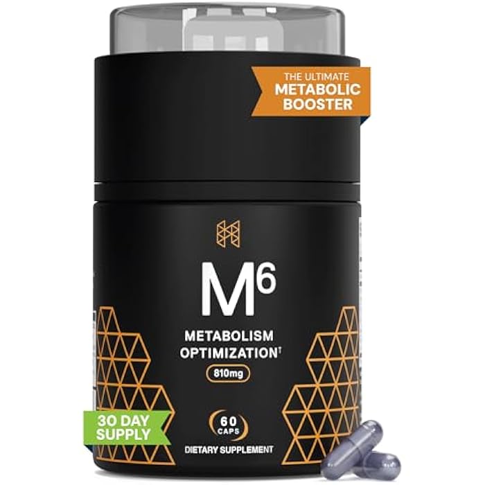 HPN High Performance Nutrition Metabolism Booster, HPN M(6) Fat Burner, Natural Weight Loss Supplement, Support Lean Muscle, Increase Energy, Vegan Friendly, Clinically Tested, 60 Capsules - Image 1