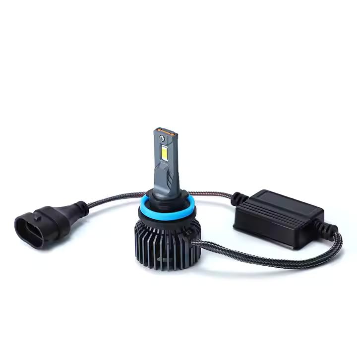 Audio Wheels H8/H11 LED Headlight Bulbs – 160W High-Performance Lighting, 16,000 Lumens Ultra-Bright Output, 6000K Cool White Glow for Superior Visibility and Enhanced Safety. - Image 3