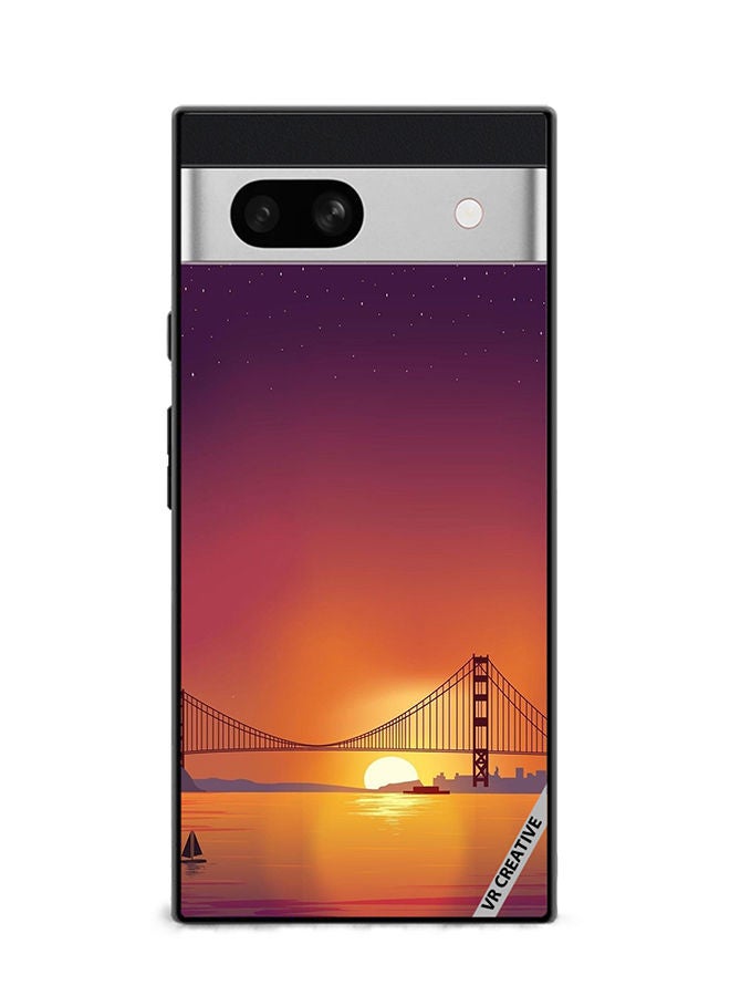 VR CREATIVE Protective Case Cover For Google Pixel 7a Nature Design Multicolour - Image 1
