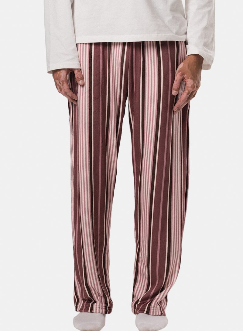 In Your Shoe Old School Stripes Fluffy Pyjama Pants - Image 1