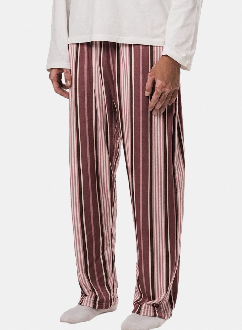 In Your Shoe Old School Stripes Fluffy Pyjama Pants - Image 4