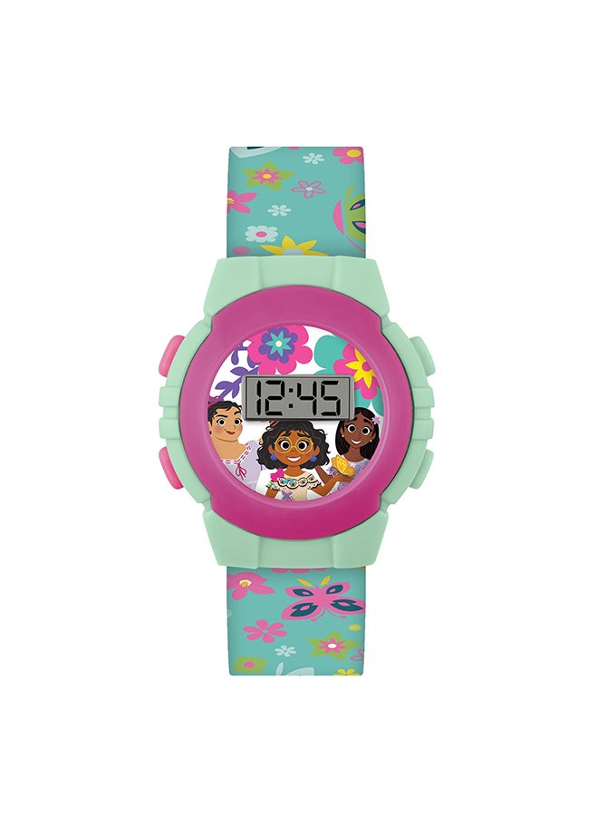 Disney Girls Analog Round Shape Plastic Wrist Watch - ENC4074 - 32 Millimeter - Image 1